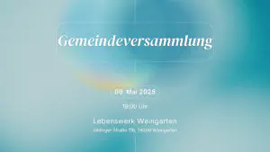 Jahresgemeindeversammlung